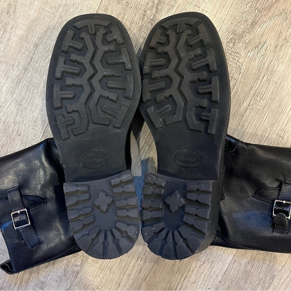 Unlisted Black Leather Boots 8.5 - Picture 10 of 13